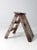 Vintage Rustic Wooden Step Ladder For Sale - Image 4 of 12