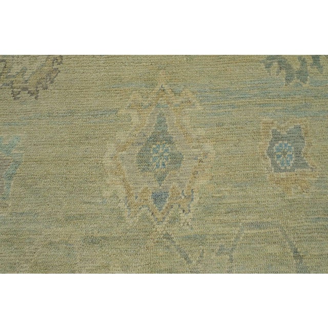 Turkish Oushak Rug 9'9" x 14'9" #18555 For Sale In Houston - Image 6 of 8