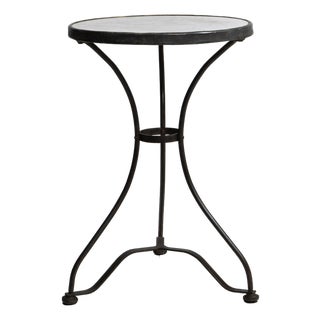 French Bistro Table with Marble Top, Antique, France, Circa 1900 For Sale