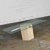 Late 20th Century Modern to Postmodern Italian Coffee Table Travertine Hexagon Base Rectangular Glass Top Style of Artedi For Sale - Image 10 of 12