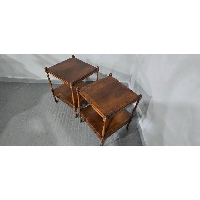 Regency Lamp Tables, 1920, Set of 2 For Sale - Image 6 of 11