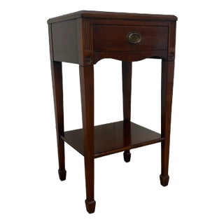 Vintage Kindel Federal Style Nightstand Bedside Table For Sale