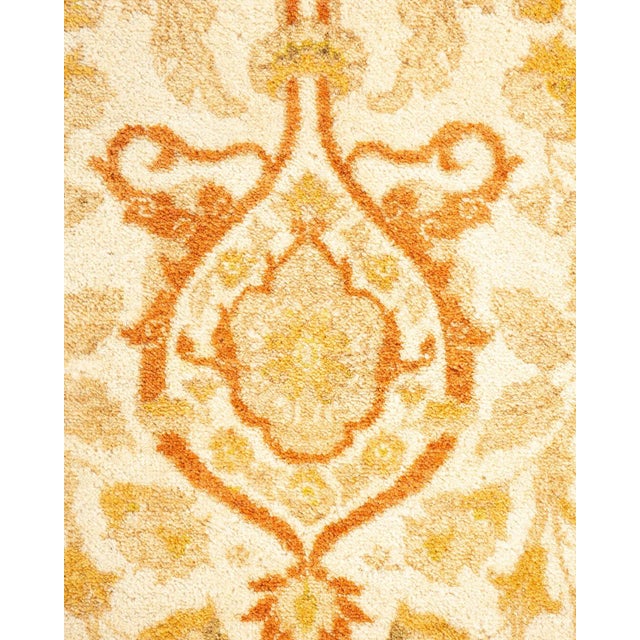 Traditional Mogul, One-of-a-Kind Hand-Knotted Area Rug - Ivory, 6' 2" x 9' 4" For Sale - Image 3 of 8