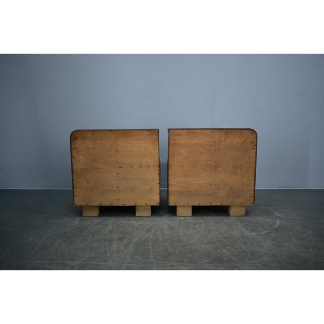 Art Deco Bedside Tables, Former Czechoslovakia, 1930s, Set of 2 For Sale - Image 16 of 18