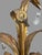 Gold Pair of 29” Vintage Italian 3 Light Candelabra Wall Sconces W Prisms & Figural Cherubs For Sale - Image 8 of 9