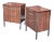 Mid-Century Modern Rosewood Laminate & Stainless Steel Tall Nightstands - a Pair For Sale - Image 13 of 13