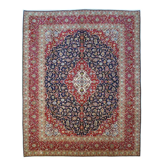 Vintage Kashan Rug, 1970s For Sale - Image 9 of 9