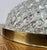 Vintage French Brass Ceiling Lamp in Glass For Sale - Image 14 of 16