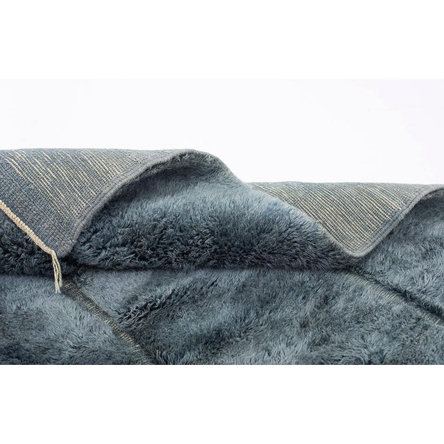 Premium Hand-Knotted Moroccan Wool Rug | 7'10" X 6'1" | One of a Kind For Sale - Image 4 of 9