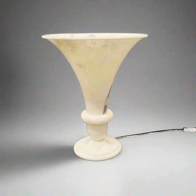 1970s Pair of Polished Marble Table Lamps For Sale - Image 13 of 18