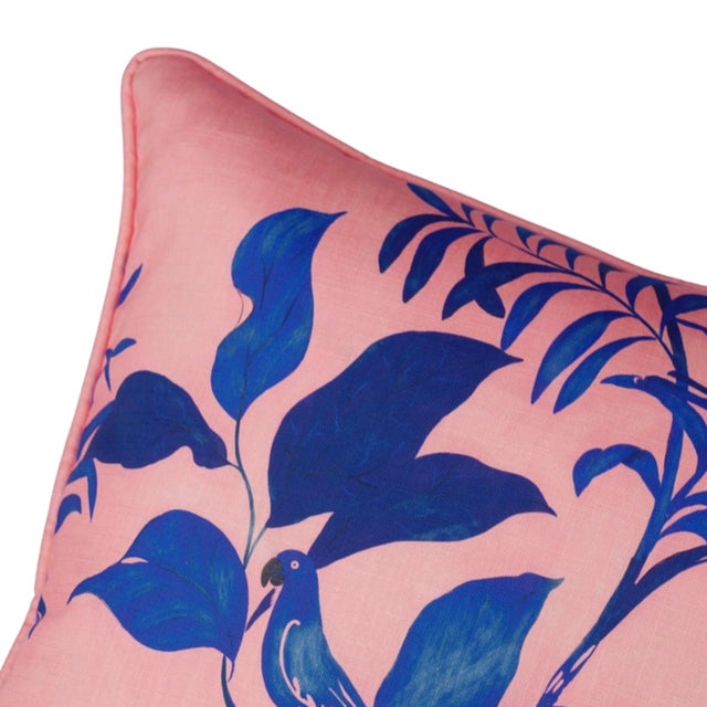 Traditional Paule Marrot Parrots Pillows, Pair For Sale - Image 3 of 3