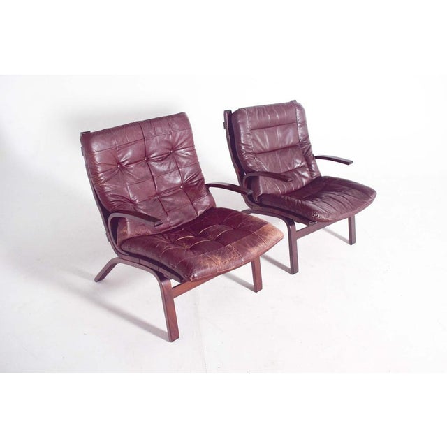 Mid-Century Modern Set of Miljo Range Armchairs from Farstrup Møbler For Sale - Image 3 of 6