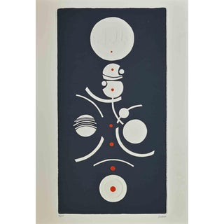 Momo, Circles Composition, 1990s, Lithograph For Sale