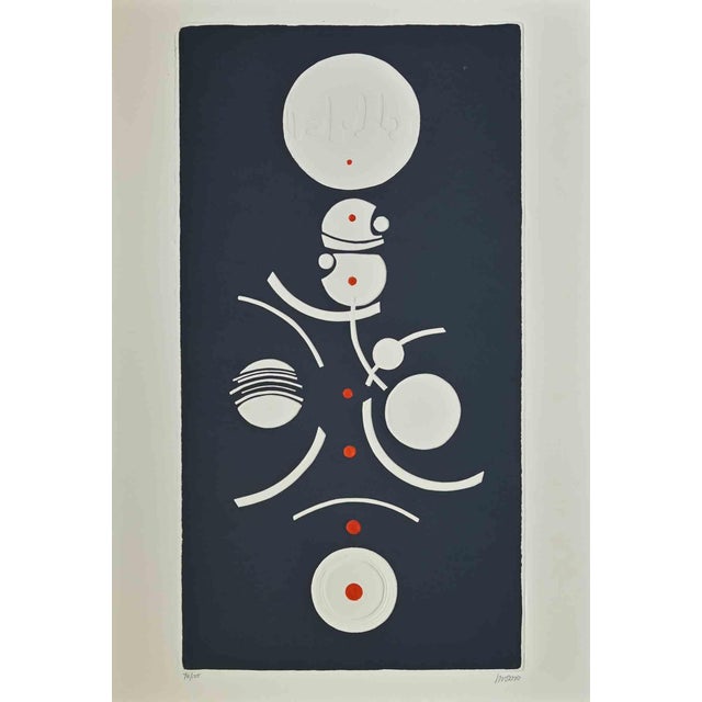 Momo, Circles Composition, 1990s, Lithograph For Sale