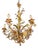 Louis XV Style Porcelain Flower Basket Chandelier, 1960s For Sale