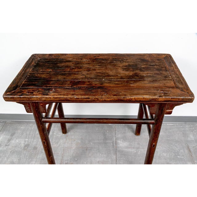 Rustic 19th Century Chinese Altar Form Farmhouse Table For Sale - Image 4 of 8