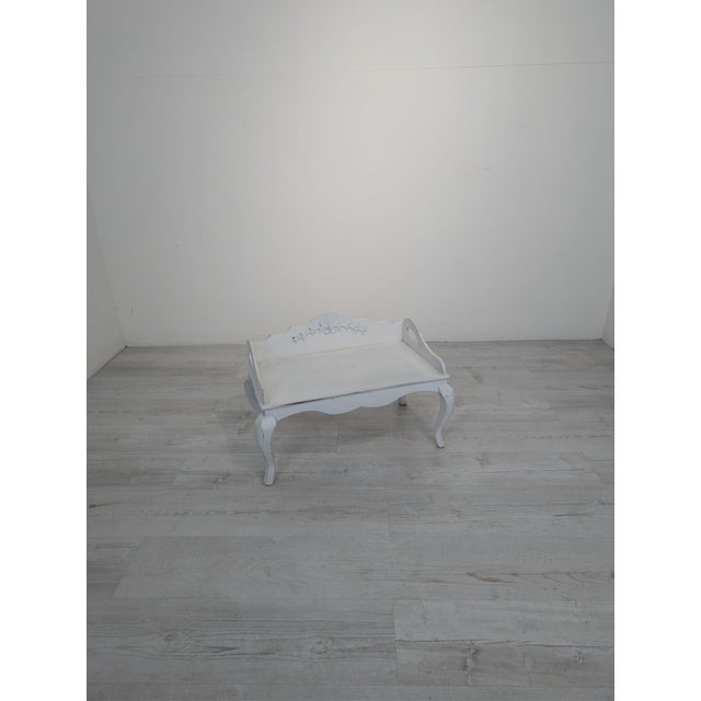 French Bleached Breakfast Tray from Cauntry Corner Saran Grace For Sale - Image 4 of 17