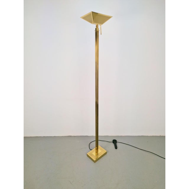 Vintage Brass Floor Lamp from Deknudt, 1970s For Sale - Image 12 of 17