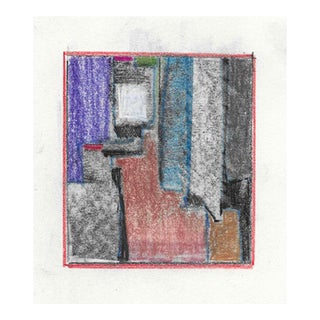 1996 Charles Dudley Abstract Pastel For Sale