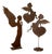 Vintage Italian Handcrafted Rust Angels, 1990s, Set of 3 For Sale