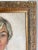 Tan 1968 Original Framed Female Portrait Painting Signed Shannon For Sale - Image 8 of 13