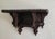 Moroccan Handmade Moroccan Carved Wall Shelf, Brown For Sale - Image 3 of 10