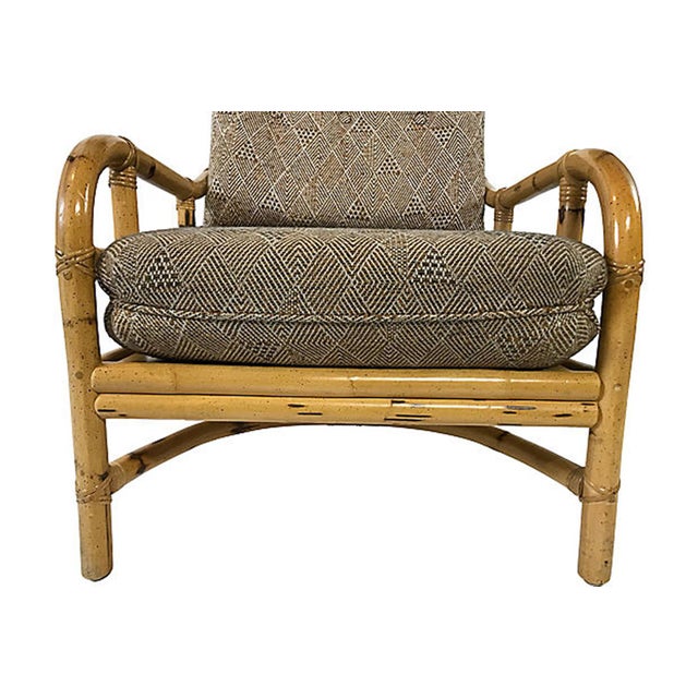 Ficks Reed Rattan Lounge Chairs, Pair | Chairish