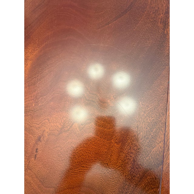 Traditional 1990s Baker Charleston Mahogany Dining Table For Sale - Image 3 of 15