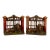 Antique Gaurdian Lion Painted Cast Iron Bookends-a Pair For Sale
