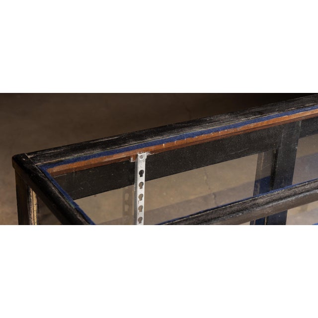 Early 20th Century Wood and Glass General Store Display Case For Sale - Image 4 of 11