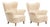 1940s Swedish Lounge Chairs Sheepskin Birch Pair For Sale
