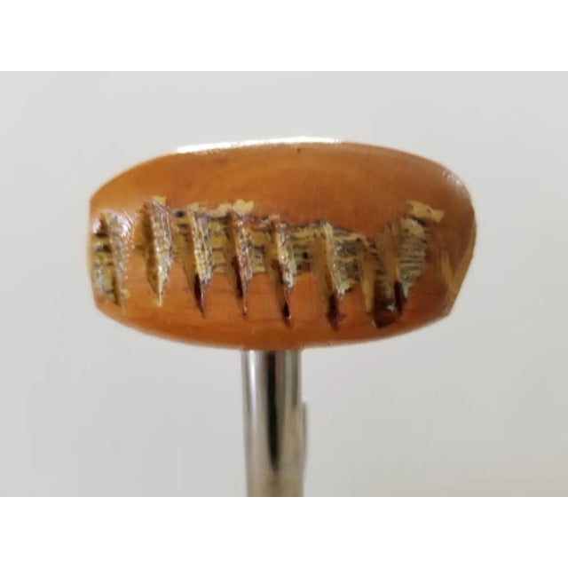 Macabo Macabo Cusano Aldo Tura Wood Bowl Nutcracker Set 1960s Milan For Sale - Image 4 of 9