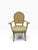 Mid 20th Century Vintage Italian Venetian Grotto Hollywood Regency Style Carved Shell Back Armchair For Sale - Image 5 of 14