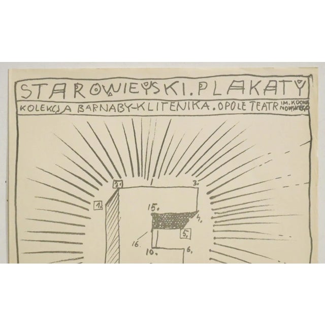 1980s 1979-1980 Original Polish Exhibition Poster, Starowieyski Plakaty (Posters of Starowieyski) For Sale - Image 5 of 6
