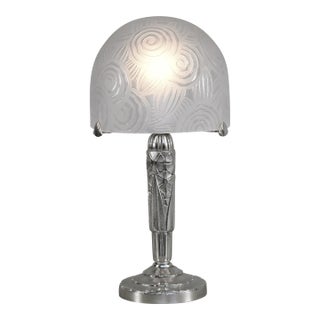 1930s French Art Deco Lamp by Luiz - France For Sale