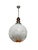 Wood Murano Glass Pendant Lamp from Mazzega, 1960s For Sale - Image 7 of 7