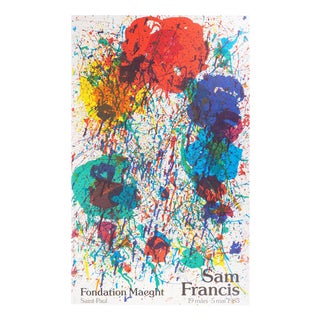 Francis Sam, Explosion of Colors, Lithograph For Sale