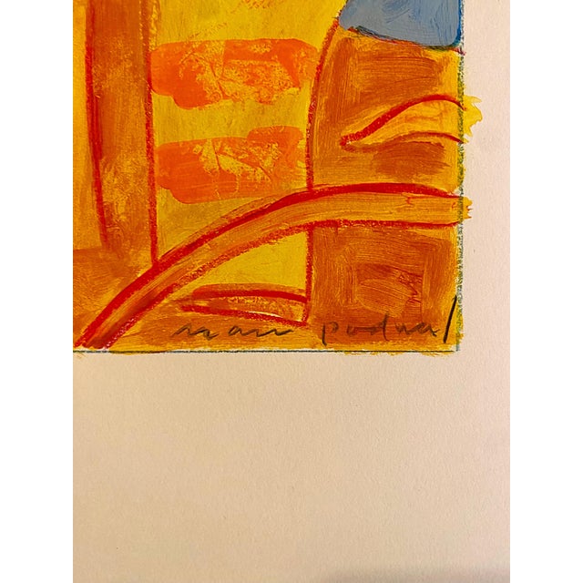 Mark Podwal, Large Archival Pigment Print Judaica Lithograph Mark Podwal Jewish Hebrew Art For Sale - Image 4 of 5