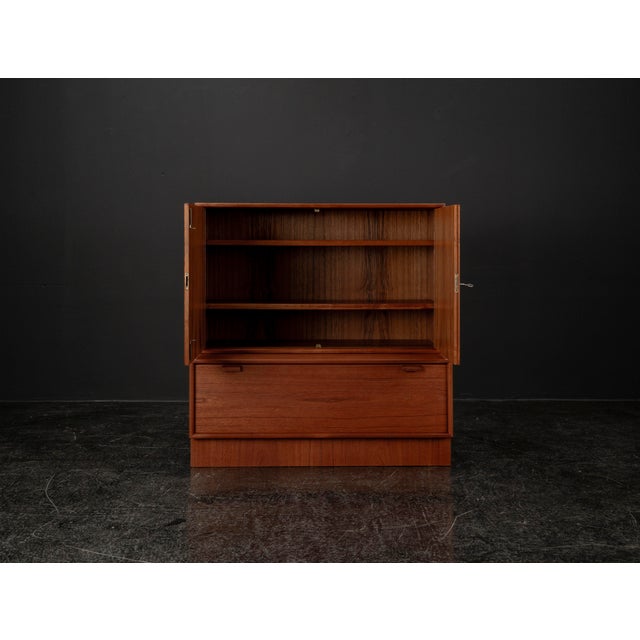 Mid-Century Modern Model 523 Modular Sideboard in Teak by Heinrich Riestenpatt for Skand. Möbel Häkli Rt Möbel, 1960s, Set of 2 For Sale - Image 3 of 18