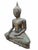 Vintage Thai Gilt Bronze Seated Buddha Sculpture in Earth-Touching Mudra For Sale - Image 4 of 10