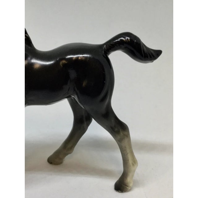 Ceramic Mid Century Bone China Colt Horse Figurine For Sale - Image 7 of 8