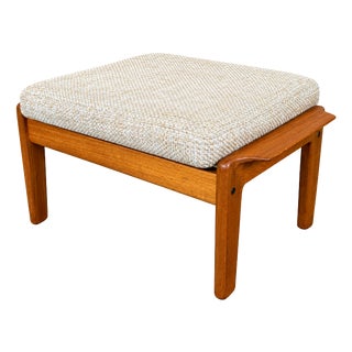 Teak Ottoman by Arne Wahl Iversen for Komfort, Denmark, 1920s For Sale