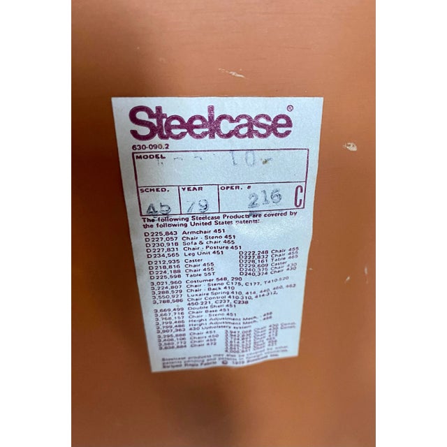 Mid-Century Modern Max Stacker Conference Office Chairs by Steelcase, 1970s For Sale - Image 11 of 12