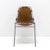 Iconic leather and metal side chair selected by Charlotte Perriand for the Ski resort Les Arcs in 1960, with chrome...
