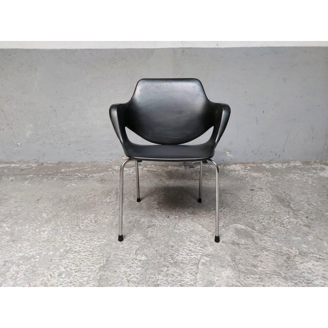 Black Dining Chair by Boris Tabacoff For Sale - Image 8 of 18