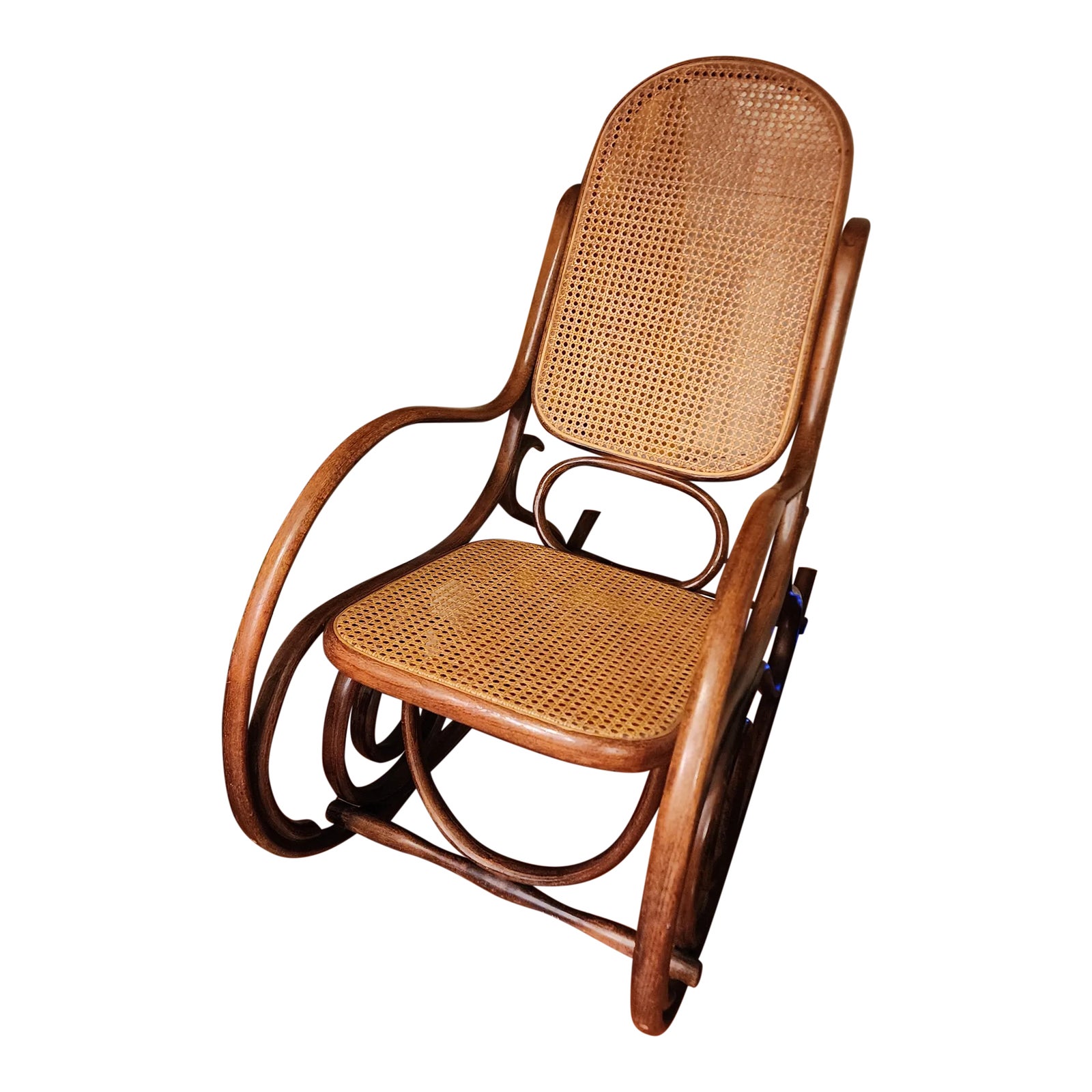 1950s Thonet-Style Bentwood Rocking Chair | Chairish