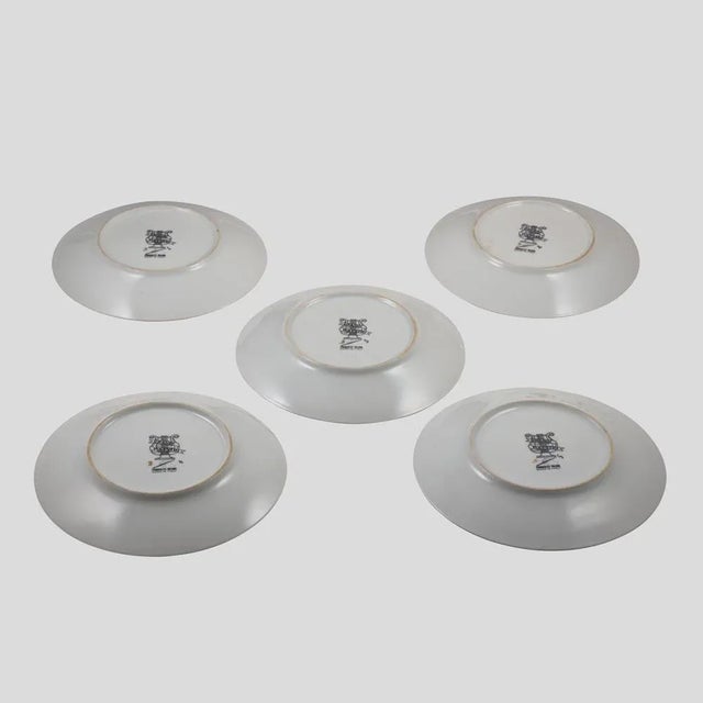 Plate by Piero Fornasetti, Set of 5 For Sale - Image 13 of 14