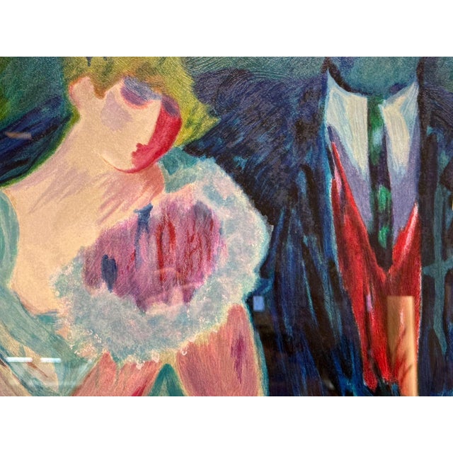 Barbara Wood, Art Deco, Monumental Oil on Paper, Usa, 20th C. For Sale - Image 10 of 15