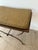 Neoclassical Curule Stool in Patinated Metal, 1960s For Sale - Image 4 of 5