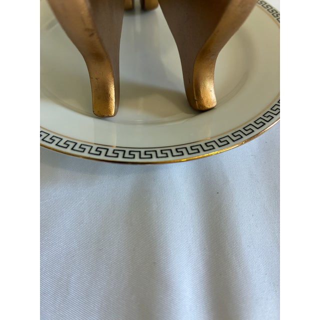 Vintage Bavaria Athens Greek Key Bread Plates - a Pair For Sale - Image 10 of 10